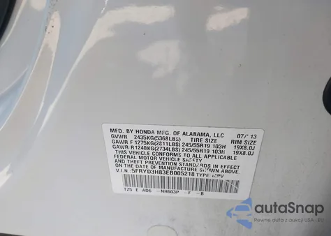 2014 Acura Mdx Advance Pkg W/Entertainment Pkg z USA, uszkodzony, nr VIN 5FRYD3H83EB005218